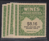 US Revenues #RE195//203 Mint F - VF